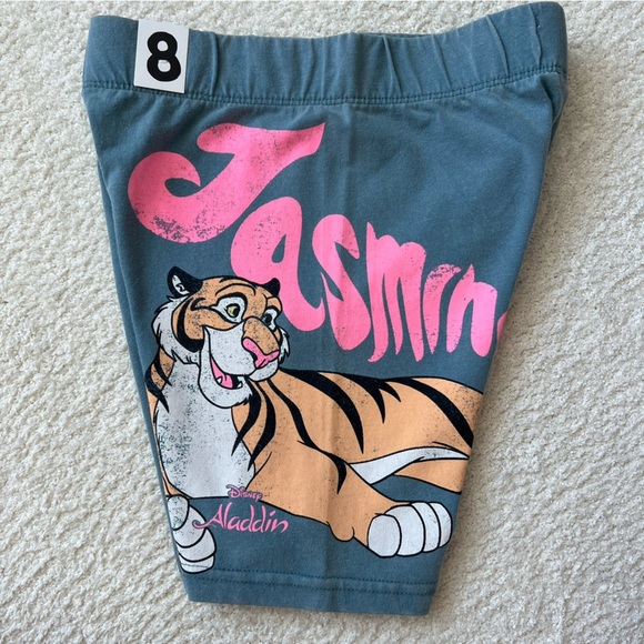 Disney Aladdin Rajah Tiger Girls Biker Short - Size 8 - Picture 3 of 6